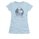 Popeye Shirt Original Sailorman Juniors Light Blue Tee T-Shirt