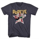 Popeye Shirt Tank Size Muscles Charcoal T-Shirt