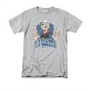 Popeye Shirt To The Finish Adult Athletic Heather Tee T-Shirt