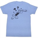 Popeye Shirt WHAD Adult Light Blue T-Shirt Tee