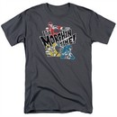 Power Rangers Ninja Steel Shirt It's Morphin Time Charcoal T-Shirt