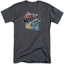 Power Rangers Ninja Steel Shirt It's Morphin Time Charcoal Tall T-Shirt