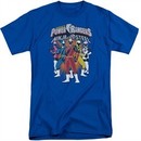 Power Rangers Ninja Steel Shirt Team Royal Blue Tall T-Shirt