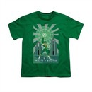 Power Rangers Shirt Kids Green Ranger Green T-Shirt