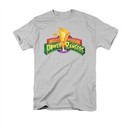 Power Rangers Shirt Logo Silver T-Shirt