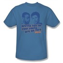 Psych Shirt Pants On Fire Adult Carolina Blue Tee T-Shirt