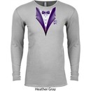 Purple Tuxedo Long Sleeve Thermal Shirt