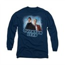 Quantum Leap Shirt Sam And Al Long Sleeve Navy Tee T-Shirt