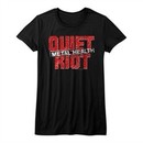 Quiet Riot Shirt Juniors Metal Health Logo Black T-Shirt