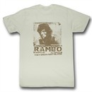 Rambo Shirt Blame Adult Dirty White Tee T-Shirt