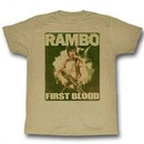 Rambo Shirt First Blood Sand T-Shirt