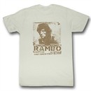 Rambo Shirt They Drew First Blood Off White T-Shirt