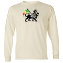 Rasta Lion Long Sleeve Organic Shirt