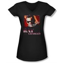 Ray Charles Juniors V Neck Shirt Sing It Black Tee T-Shirt