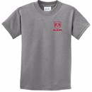 Red Dodge Ram Logo Pocket Print Kids T-shirt