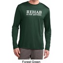 Rehab Is For Quitters Mens Dry Wicking Long Sleeve Shirt