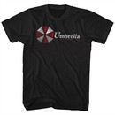 Resident Evil Shirt Umbrella Black T-Shirt