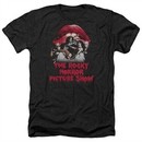 Rocky Horror Picture Show Shirt Cast Throne Heather Black T-Shirt