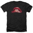 Rocky Horror Picture Show Shirt Classic Lips Heather Black T-Shirt