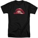 Rocky Horror Picture Show Shirt Classic Lips Tall Black T-Shirt