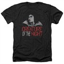 Rocky Horror Picture Show Shirt Creature Of The Night Heather Black T-Shirt