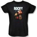 Rocky Ladies T-shirt I Did It Classic Black Tee Shirt