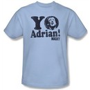 Rocky T-shirt Yo Adrian Classic Adult Light Blue Tee Shirt