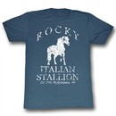 Rocky Shirt Distressed White Horse Slate T-Shirt