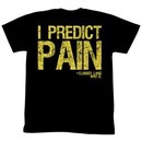 Rocky Shirt I Predict Pain Black T-Shirt