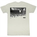 Rocky T-shirt Boxer Champion Adult White Tee Shirt