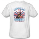 Rocky T-Shirt Apollo Creed Classic Adult White Tee Shirt
