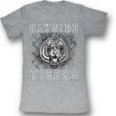 Saved By The Bell Juniors Shirt School Yard Tigers Grey T-Shirt