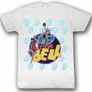 Saved By The Bell Shirt Chillin Adult White Tee T-Shirt