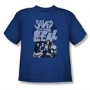 Saved By The Bell Shirt Kids Cast Royal Blue Youth T-Shirt