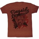 Saved By The Bell Shirt Sharp Tiger Adult Brown Heather Tee T-Shirt