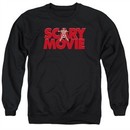 Scary Movie  Sweatshirt Logo Adult Black Sweat Shirt