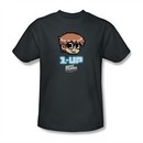 Scott Pilgrim Vs. The World Shirt 1 Up Adult Charcoal Tee T-Shirt