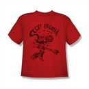 Scott Pilgrim Vs. The World Shirt Kids Rockin Red Youth Tee T-Shirt
