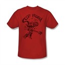 Scott Pilgrim Vs. The World Shirt Rockin Adult Red Tee T-Shirt