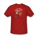 Scott Pilgrim Vs. The World Shirt Scott Poster Adult Red Tee T-Shirt