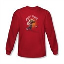 Scott Pilgrim Vs. The World Shirt Scott Poster Long Sleeve Red Tee T-Shirt
