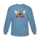 Scott Pilgrim Vs. The World Shirt Sonic Scott Long Sleeve Carolina Blue Tee T-Shirt