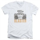 Scott Weiland Shirt Slim Fit V-Neck Blaster White T-Shirt