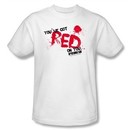 Shaun Of The Dead T-shirt Movie Red On You Adult White Tee Shirt