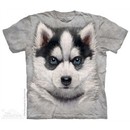 Siberian Husky Puppy Shirt Tie Dye Adult T-Shirt Tee