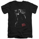 Sin City  Slim Fit V-Neck Shirt John Hartigan Black T-Shirt