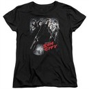 Sin City  Womens Shirt Movie Poster Black T-Shirt