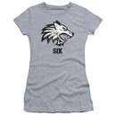 Six A&E TV Show Juniors Shirt Wolf Athletic Heather T-Shirt