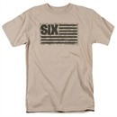 Six A&E TV Show Shirt Camo Flag Sand T-Shirt
