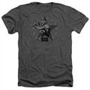 Six A&E TV Show Shirt Star Shooter Heather Charcoal T-Shirt